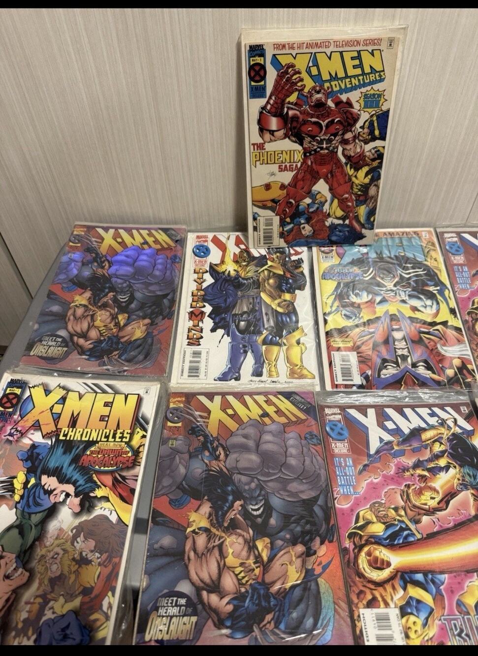 Vintage Lot Of 9 Marvel X-Men Comics